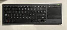 Logitech K830 Illuminated Living Room Keyboard With USB dongle And Charging Cord picture