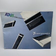 Atari Brochure Home Computers The Next Generation Catalog 1983 Vintage picture
