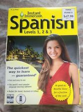 Instant Immersion Spanish Levels 1, 2, 3 (PC and MAC) Compare to Rosetta Stone picture
