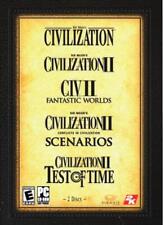 Sid Meier's Civilization Collection Lot PC CD 1 & 2 + expansions Fantastic Test  picture