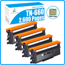 4 Pack TN660 Toner Cartridge For Brother TN630 HL-L2300D HL-L2380DW MFC-L2740DW picture