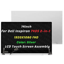 14in FHD LCD Screen Assembly for Dell Inspiron 7405 2-in-1 XG9FR 0XG9FR Silver picture