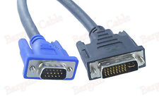 15FT DVI-I Dual Link (24+5) Male to VGA Male Video PC Monitor Cable Cord picture