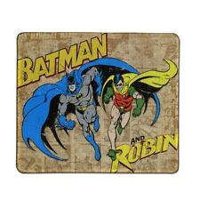 retro BATMAN and robin 1970 BAT  DC Comics  Anti slip COMPUTER MOUSE PAD 7x9