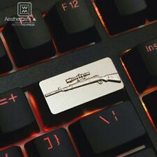 1 Piece Aluminum Anodized Gun Key Cap For Gaming Keyboard Artisan Keycap CS:GO picture