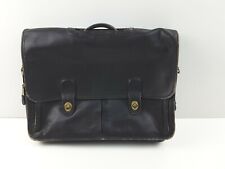 Vintage Coach Briefcase Laptop Bag Black with Strap and Dustbag picture