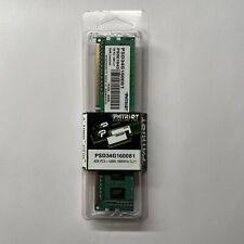 Patriot Signature 4GB DDR3 PC3-12800 1600MHz CL11 DIMM Memory PSD34G160081 picture