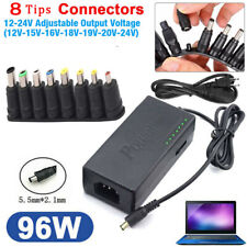 96W Universal Laptop Power Supply Charger Adapter w/ 8 Tips For Notebook Laptop picture