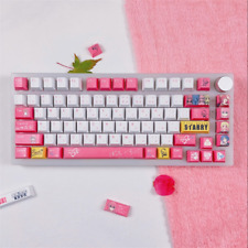 Anime BOCCHI THE ROCK Keycaps Dye-sub PBT for Cherry MX Keyboard 138 Keys Gift picture