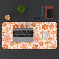 Retro Mushroom Desk Mat Office Accessories Extended Mouse Pad Gaming Desk Pad picture