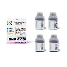 4Pk TRS TN330 Black Compatible for Brother DCP7030 7040, HL2140 Toner Refill Kit picture
