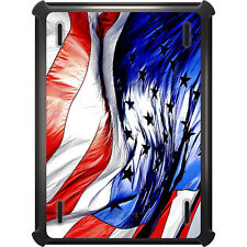 OtterBox Defender for iPad Pro / Air / Mini - Red White Blue USA Flag Waving picture