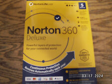 Norton 360 Deluxe Antivirus Software W/5 DEVICES picture