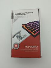 HK Gaming Double Shot Shine Through Pudding PBT Keycaps Blue , New Open Box picture