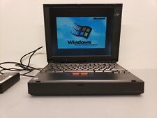 IBM ThinkPad 380ED 166MHz Pentium Floppy CD Retro Laptop TESTED Win95 Read Desc. picture