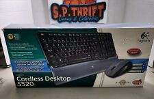 Logitech Cordless Desktop S520 Keyboard + Laser Mouse Brand New, SEALED In Box picture