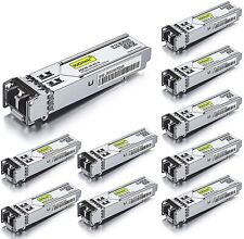 10-PACK 1000Base-SX, For Cisco GLC-SX-MMD Transceiver, 1G SFP Multimode LC 550m  picture