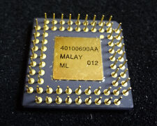 Vintage INTEL TA80188 Industrial CPU, Purple Ceramic, Gold leads, PGA68 picture