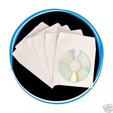 1000 CD DVD White Paper Sleeve with Clear Window and Flap Envelopes picture