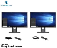 LOT 2 Dell P2317H 23inch FHD IPS LED Display HDMI VGA DP 1920x1080 W/Stands + DP picture