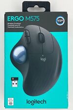 Logitech M575 ERGO Wireless Ergonomic Trackball Mouse PC & MAC Black 910-005869 picture