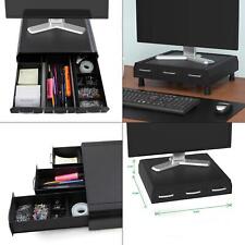 Perch Pc, Laptop, Imac Monitor Stand And Desk Organizer In Black | Reader Mind picture