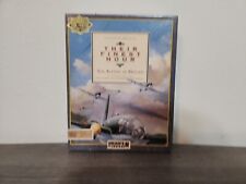 Their Finest Hour - LucasFilm Video Game for PC - 1989 - Box And Manuals Only picture