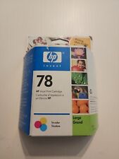 NEW Genuine HP 78 Large Tricolor Ink Cartridge Large - New in Sealed Box Expired picture