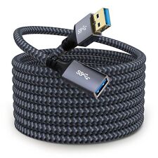 USB Extension Cable 20 ft Long USB Extension Cable USB Extender Nylon... picture
