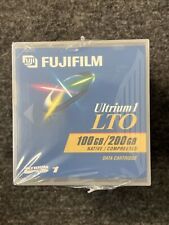 Fujifilm Ultrium 1 LTO 100 GB/200 GB Data Cartridges 5 Pack New Factory Sealed picture