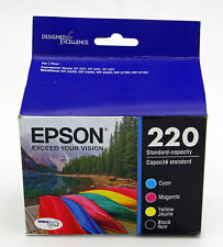 Genuine Epson 220 B/C ink Cartridge-for Espon XP-424 420 320 Printer-OEM-4PK picture