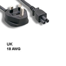 Kentek 6Ft 3 Prongs IEC-60320 C5 to UK BS 1363 Power Cord w/ Fuse 18 AWG England picture