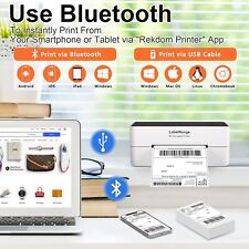 Bluetooth Thermal Shipping Label Printer LabelRange BT320, can Print From iPhone picture