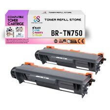 2Pk TRS TN750 Black Compatible for Brother HL5440D 5450DN Toner Cartridge picture