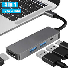 4-in-1 Multiport Type-c USB-C HUB to 4K HDMI USB 3.0 Adapter For MacBook Pro Air picture