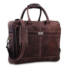 18 Inch Leather Laptop Bag For Men Leather Large Messenger Bag For Men and Women picture