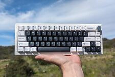 65% Thocky Wireless Mechanical Keyboard | Lubed MMD Princess Tactile | B&W Keys picture