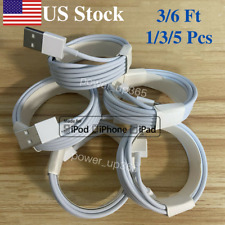 For Apple iPhone 12 11 XS X XR 8 7 6 SE USB Charger Cable Charging Data Cord Lot picture