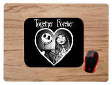 Jack and Sally Together Forever design custom mouse pad mat non-slip Gift  picture