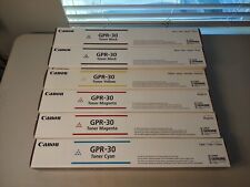 Canon GPR-30 Full CMYK Toner Set New in Sealed Boxes, Plus Extra Two Toner Inc picture
