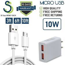 10W Wall charger + Micro USB Cable for Samsung, LG,BLU Tablet Android phone [S10 picture