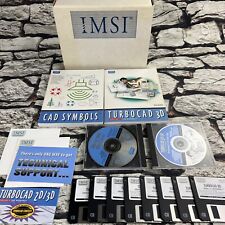 1995 IMSI Professional CAD Made Easy TurboCAD 2D/3D Version 3 Vintage w/ Floppy picture