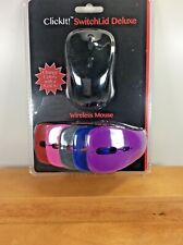 New 2015 Sealed Click It Deluxe SwitchLid Wireless Mouse 5 Extra Colors picture
