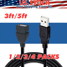 High-Speed USB to USB Extension Cable USB 2.0 Adapter Extender Cord Male/Female picture