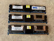 12GB NANYA NT4GT72U4ND1BD-3C (3X4GB) DDR2 PC2-5300F SERVER RAM MEMORY / E6-4 picture