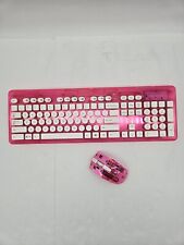 Rock Candy Clear Pink Palooza Wireless Keyboard Mouse PC/MAC Compatible 904-005  picture