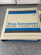 Rare TI-99/4A Home Financial Manager Binder + Tax Investment Log picture
