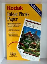 Kodak Inkjet Photo Paper 8.5 x 14” Calendar Enlargements Legal Document 25 Sheet picture