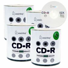 400 Smartbuy CD-R 52X 700MB/80Min Branded Logo Blank Media Recording Disc picture