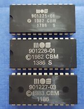 MOS 901225-01/901226-01/901227-03 ROM set Chips for COMMODORE 64, Genuine part. picture